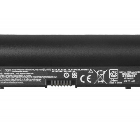 Bateria do HP 240 G6 JC04 14,8V 2,2Ah Green Cell