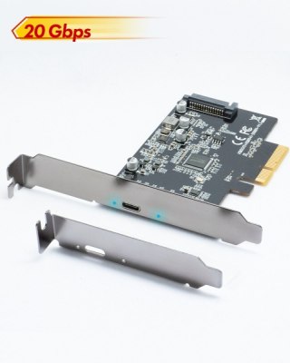 IB-PCI1901-C32 Karta PCIe, TYPE-C USB 3.2 (Gen 2x2) IcyBox