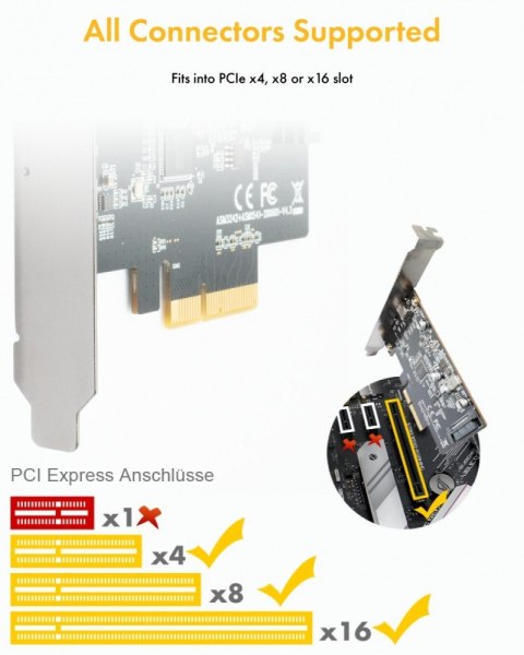 IB-PCI1901-C32 Karta PCIe, TYPE-C USB 3.2 (Gen 2x2) IcyBox