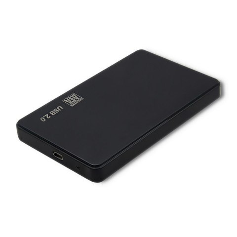 Obudowa na dysk HDD/SSD 2.5 cala SATA3 | USB 2.0 | Czarny Qoltec