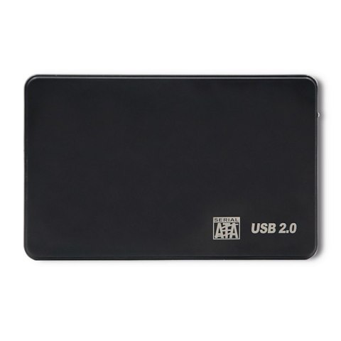 Obudowa na dysk HDD/SSD 2.5 cala SATA3 | USB 2.0 | Czarny Qoltec