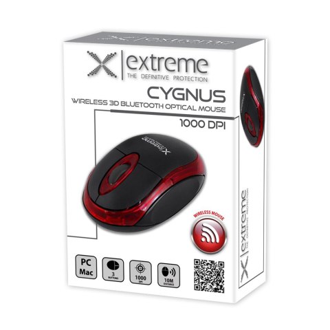 Mysz bluetooth 3D Cyngus czerwona Esperanza