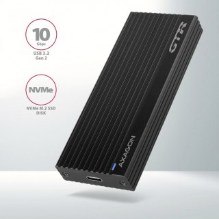 EEM2-GTR Obudowa zewnętrzna aluminiowa, USB-C 3.2 GEN 2 M.2 NVMe SSD AXAGON