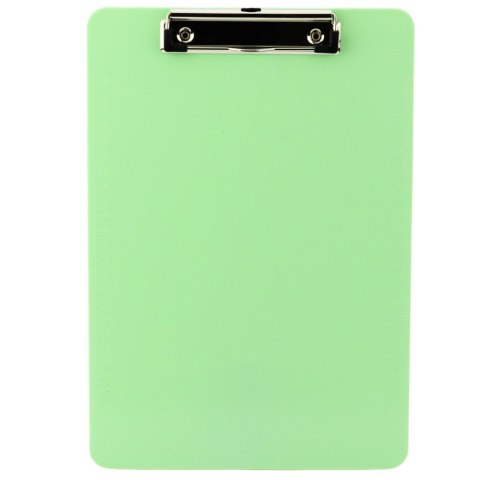 Podkładka Deska Z Klipem Do Pisania Miarka A4 Plastikowa Zielona LEAN