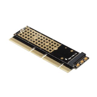 PCEM2-1U Adapter wewnętrzny PCIe x16/x8/x4, M.2 NVMe M-key slot, 1U AXAGON