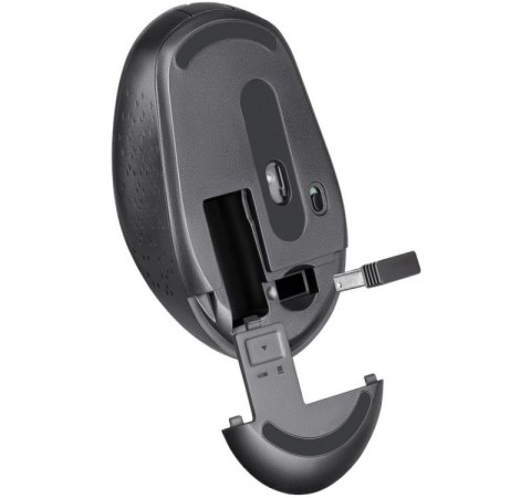 Mysz bezprzewodowa silent click AURIS MB-027 800/1200/1600DPI szara Defender