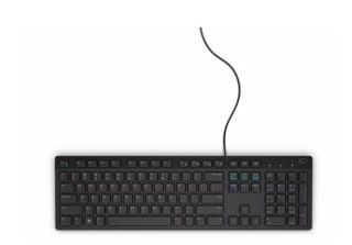 Klawiatura multimedialna KB216 US International (QWERTY) - czarna (RTL BOX) Dell