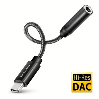 ADA-HC Zewnętrzna karta dźwiękowa USB-C 32bit DAC 3.5mm (F) złącze, 384kHz AXAGON