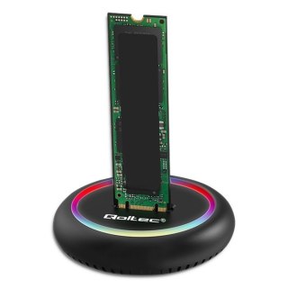 Stacja dokująca dysków SSD M.2 | NVMe | SATA | USB-C | 2TB Qoltec