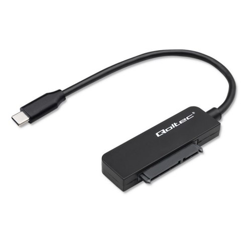 Adapter SATA | Przejściówka na dysk SSD HDD 2.5" | USB-C | Super speed 5Gb/s | 2TB Qoltec