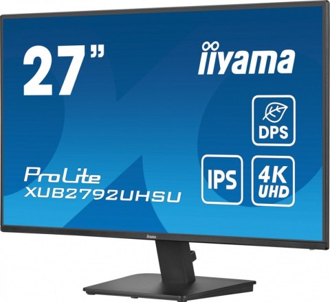 Monitor 27 cali XU2792UHSU-B6 4K,IPS,DP,HDMI,USB-C Power delivery, 350 cd, DPS IIYAMA
