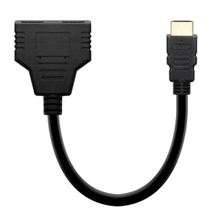 Pasywny splitter HDMI (M) - HDMI (Ż) x 2, AK-77 Savio