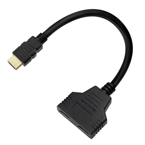 Pasywny splitter HDMI (M) - HDMI (Ż) x 2, AK-77 Savio