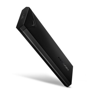 EEM2-UB2 Obudowa zewnętrzna aluminiowa, USB-C 3.2 Gen 2 - M.2 NVMe SSD, długość 42 do 80 mm Czarna AXAGON