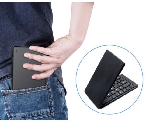 Klawiatura bezprzewodowa BT 3.0 składana Techly