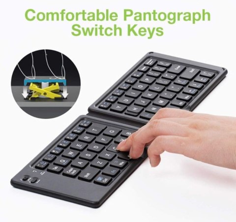 Klawiatura bezprzewodowa BT 3.0 składana Techly