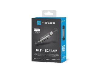 Czytnik kart Scarab 3 USB A/C SD/MICRO USB 3.1 Gen 11 Natec