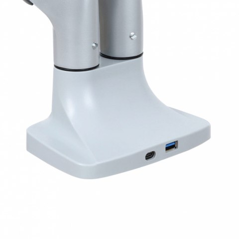 Uchwyt biurkowy gazowy do 2 monitorów LED/LCD 17-35" L-36HD 1-15KG 1xUSB-A 1xUSB-C 3.0 Heavy Duty ART