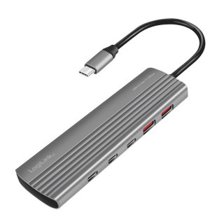 Hub USB3.2 2xUSB-A, 8x USB-C, PD, 100W LogiLink