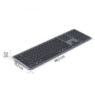 Klawiatura WK-550 multi device Czarno-szara Hama