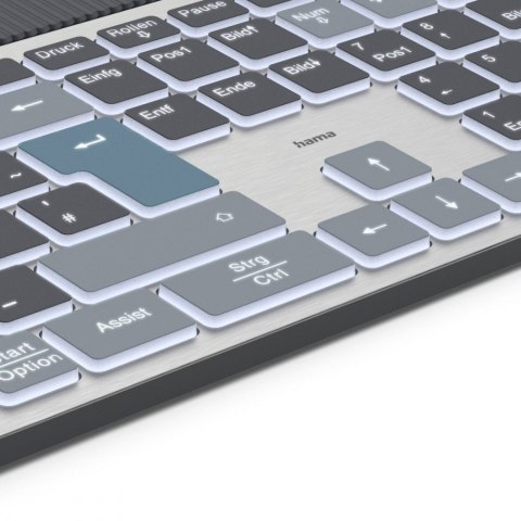 Klawiatura WK-750 multi device Czarna Hama