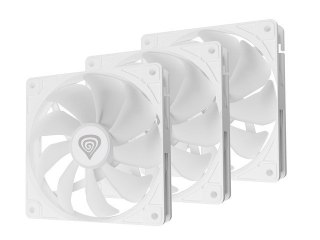 Zestaw 3 wentylatorów Genesis OXAL 120 ARGB biały Natec