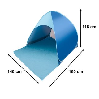 Namiot plażowy parawan samorozkładający na plażę ogród ogrodowy POPUP ochronny UV XXL Kik Sp. z o. o. Sp. k.