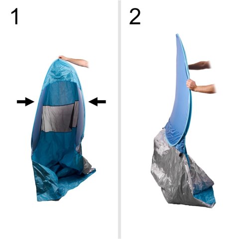 Namiot plażowy parawan samorozkładający na plażę ogród ogrodowy POPUP ochronny UV XXL Kik Sp. z o. o. Sp. k.