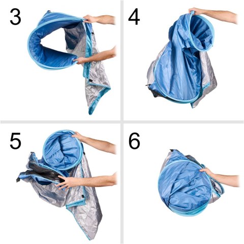 Namiot plażowy parawan samorozkładający na plażę ogród ogrodowy POPUP ochronny UV XXL Kik Sp. z o. o. Sp. k.