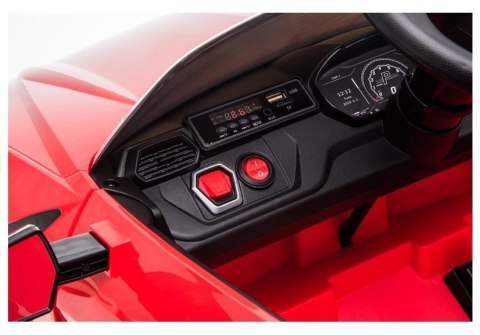 Auto na Akumulator Lamborghini Urus BDM0923 Pilot Światła LED MP3 Czerwony