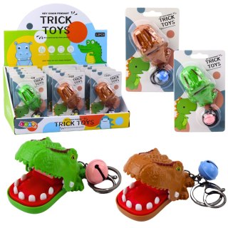 Gra Zręcznościowa Dentysta Dinozaur Brelok Zawieszka 2w1 LEAN TOYS