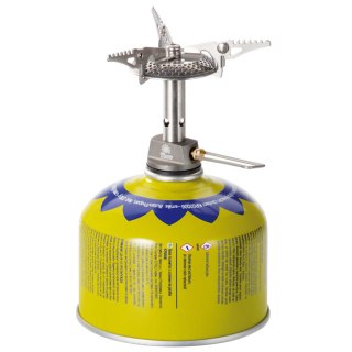 Najlżejsza kuchenka turystyczna na kartusze gazowe (zawór lub gwint) HIKER 70gram 2.4kW MEVA