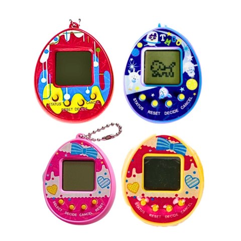 Tamagotchi Gra Elektroniczna Wirtualne Zwierzątko Jako Smycz Mix LEAN TOYS