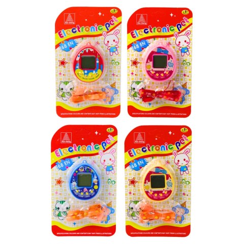 Tamagotchi Gra Elektroniczna Wirtualne Zwierzątko Jako Smycz Mix LEAN TOYS