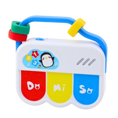 Zestaw Zabawek Muzycznych Dla Malucha Telefon Tamburyn Klawisze Dźwięki 3w1 LEAN Toys