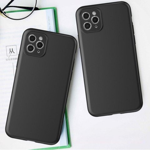 Cienki silikonowy pokrowiec etui do Xiaomi Redmi Note 12 Soft Case czarny HURTEL