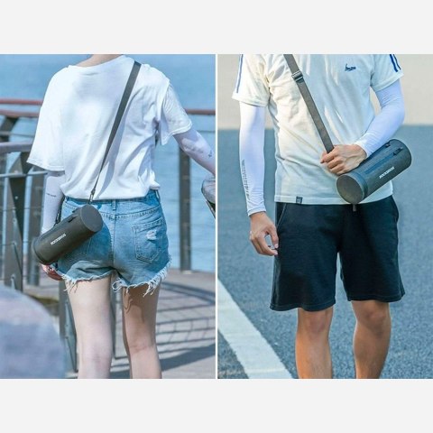 Praktyczna torba rowerowa wodoodporna mocowana na kierownicę czarna ROCKBROS