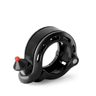 Dzwonek rowerowy w kształcie litery Q 100db - czarny ROCKBROS