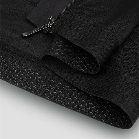 Koszulka rowerowa rozpinana z krótkim rękawem XXL - czarna ROCKBROS