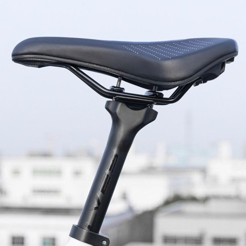 Siodełko rowerowe piankowe MTB z otworem anatomicznym - czarne ROCKBROS