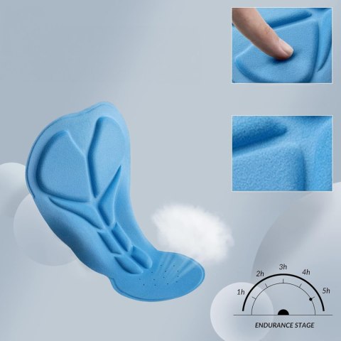 Spodnie rowerowe kolarskie długie oddychające z wkładką XXL - czarne ROCKBROS