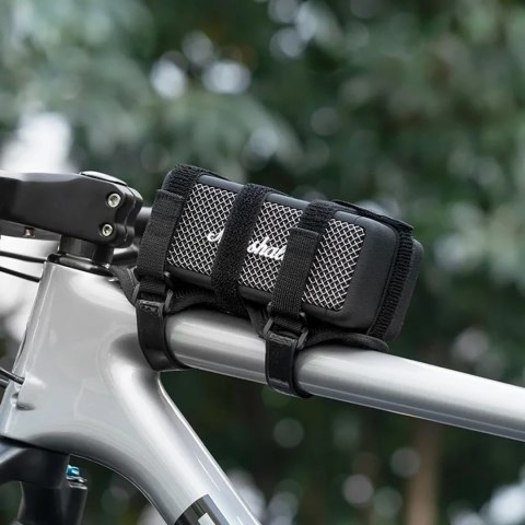 Uchwyt rowerowy z rzepami do mocowania na ramie kierownicy na głośnik bidon itp. - czarny ROCKBROS