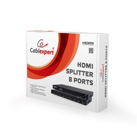 8 portowy splitter HDMI Gembird