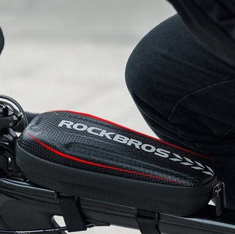 Torba rowerowa mocowana na kierownicę lub ramę 3l B62-1 - czarna ROCKBROS