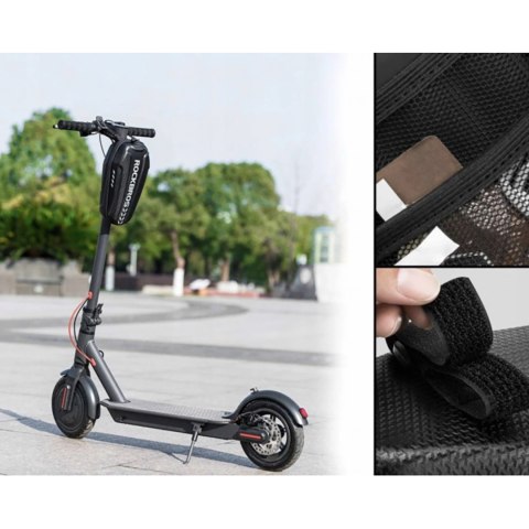 Torba rowerowa mocowana na kierownicę lub ramę 3l B62-1 - czarna ROCKBROS