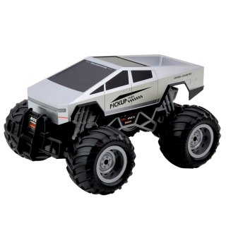 Auto Terenowe Off-Road RC Zdalnie Sterowane Srebrne 1:16 LEAN Toys
