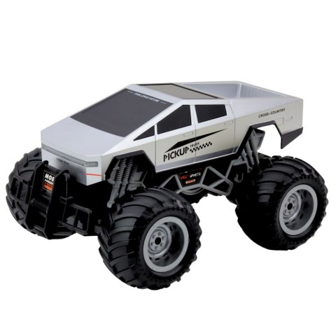 Auto Terenowe Off-Road RC Zdalnie Sterowane Srebrne 1:16 LEAN Toys