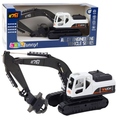 Koparka Gąsienicowa Chwytak Ruchoma Łyżka Obrót 360° LEAN Toys