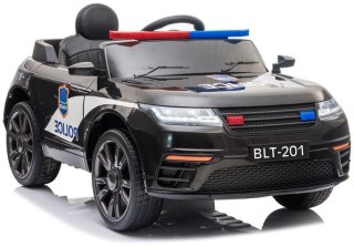 Pojazd na Akumulator BLT-201 Policja Czarny LEAN CARS