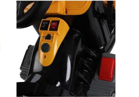 Traktor na akumulator z Łyżką Koparka Pomarańczowy LEAN CARS